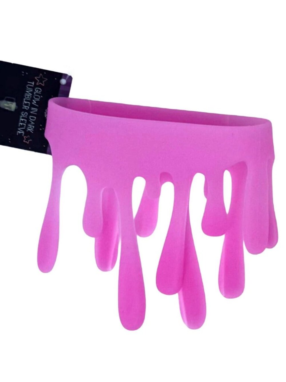 Target Bullseye Pink Glow in the Dark Slime Stanley Tumbler Sleeve